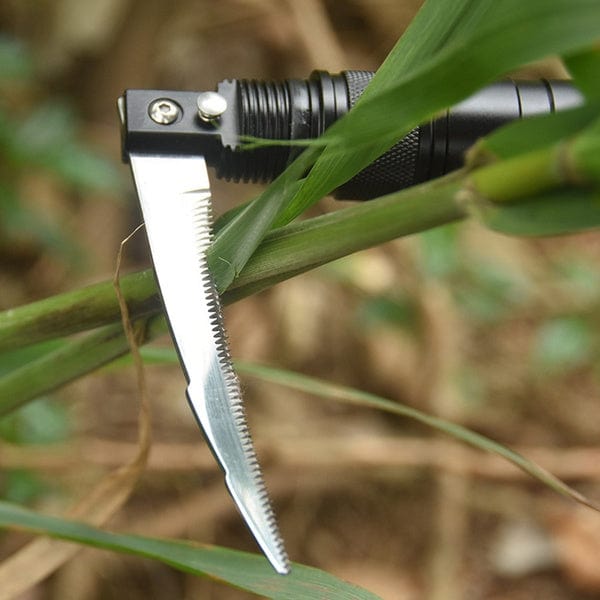 Heavy Duty Collapsible Walking Stick - Best Multifunctional Trekking Hiking Pole