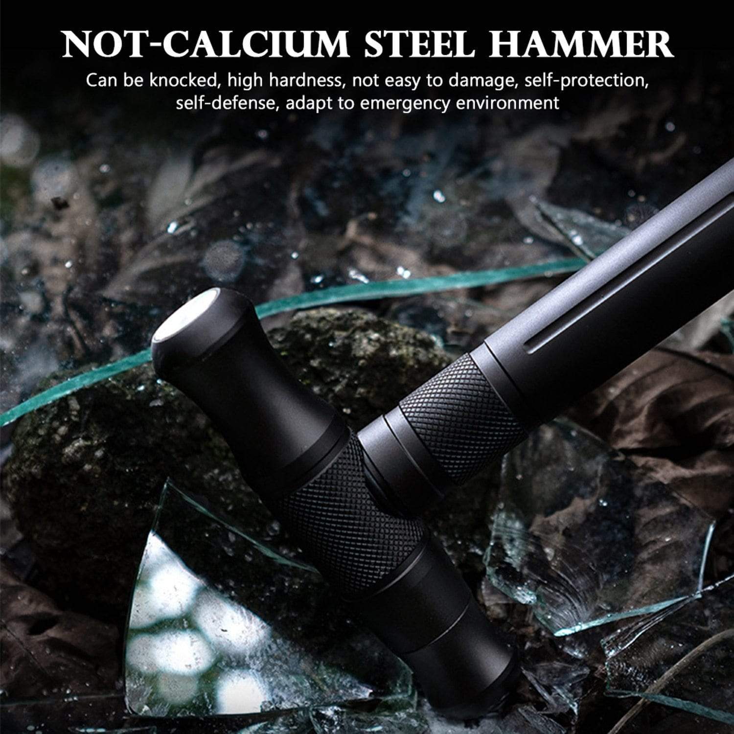 Heavy Duty Collapsible Walking Stick - Best Multifunctional Trekking Hiking Pole