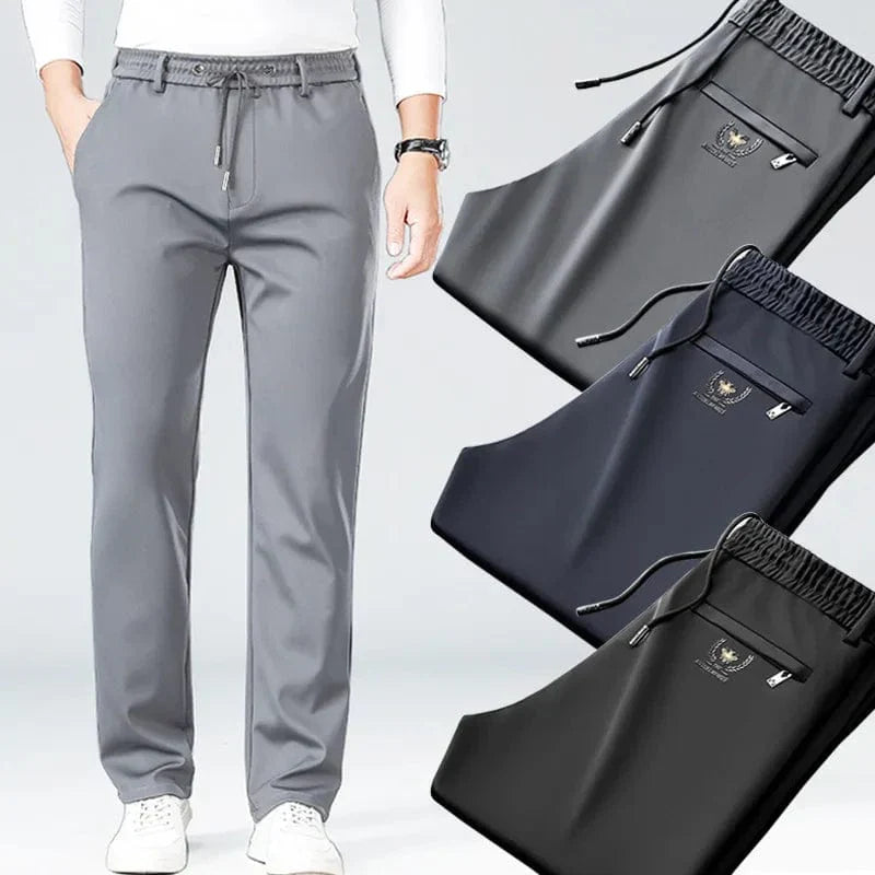 Ice Silk Cool Mens Pants - Summer Thin Quick-Drying Sweatpants