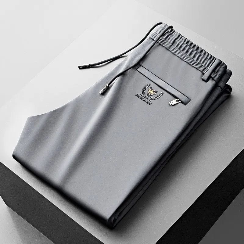 Ice Silk Cool Mens Pants - Summer Thin Quick-Drying Sweatpants