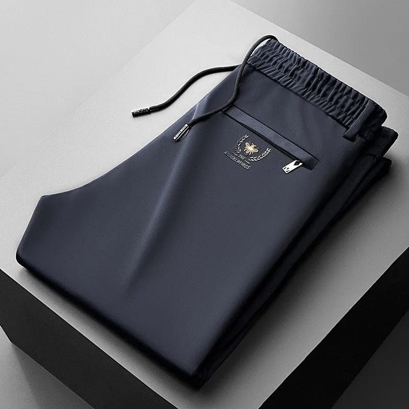 Ice Silk Cool Mens Pants - Summer Thin Quick-Drying Sweatpants