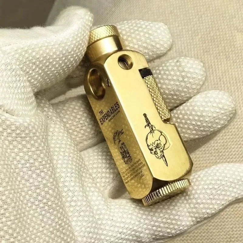 Luxury Japanese Brass Lighter - Best Heavy-Duty Trench Windproof