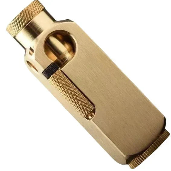 Luxury Japanese Brass Lighter - Best Heavy-Duty Trench Windproof