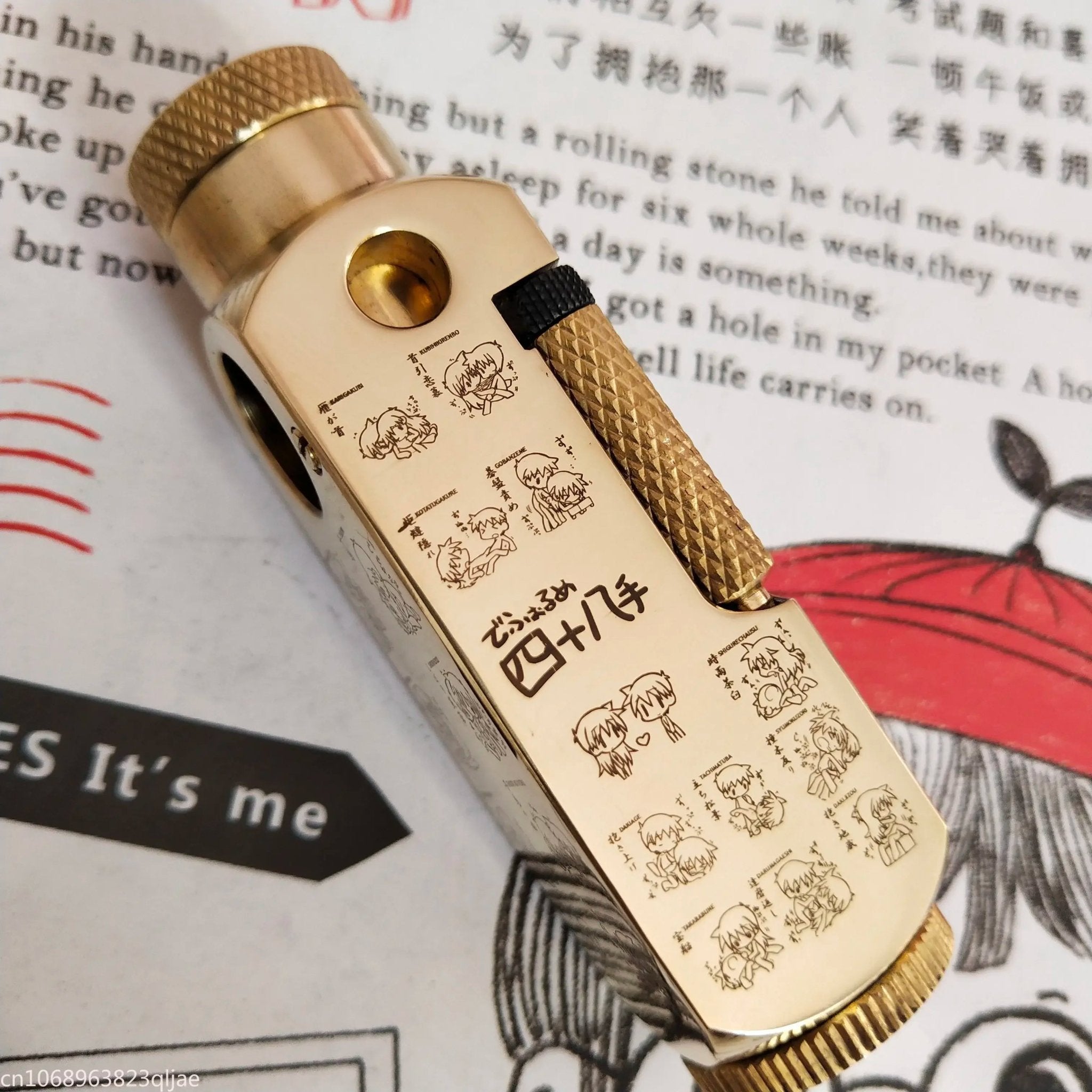 Luxury Japanese Brass Lighter - Best Heavy-Duty Trench Windproof