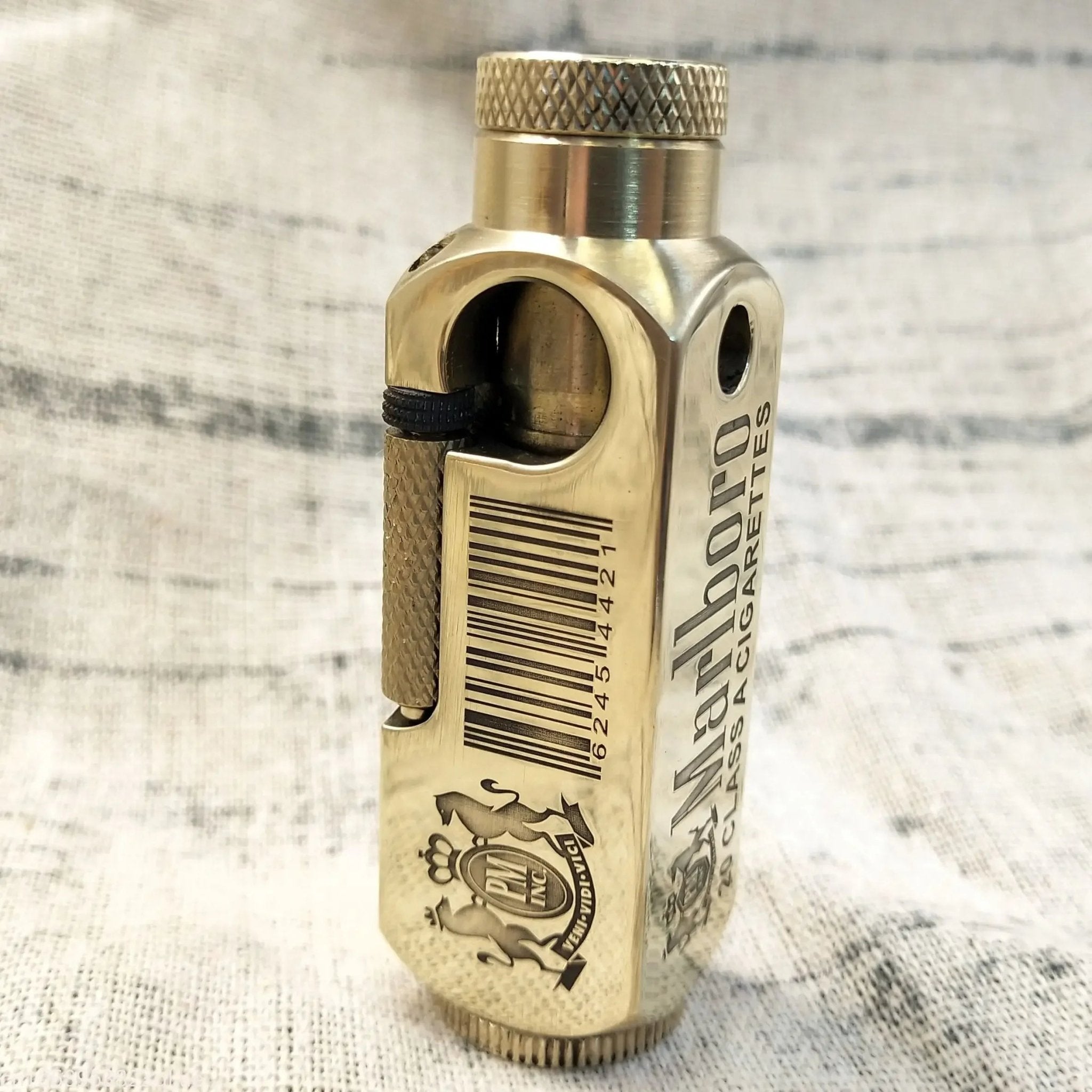 Luxury Japanese Brass Lighter - Best Heavy-Duty Trench Windproof