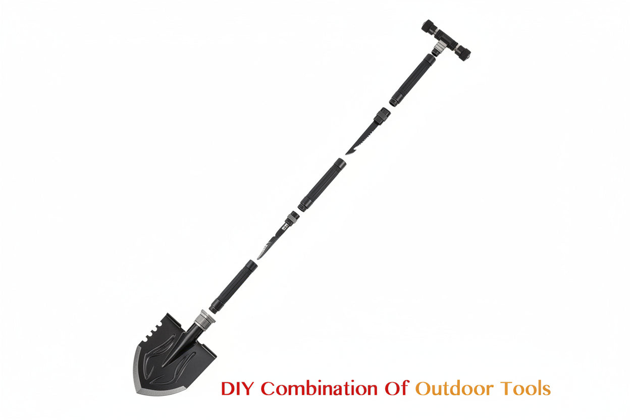 Survival Tool Accessories - Best Tactical Trekking Walking Stick Add-Ons