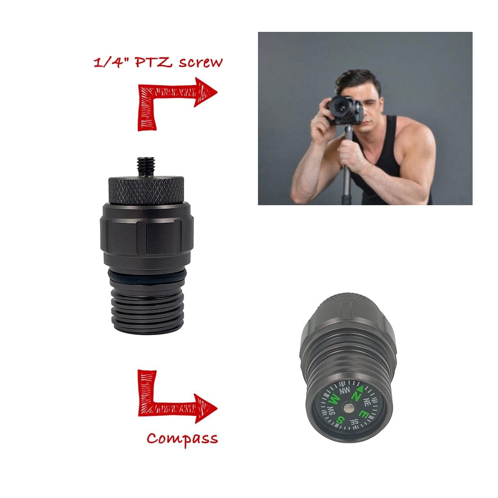 Survival Tool Accessories - Best Tactical Trekking Walking Stick Add-Ons