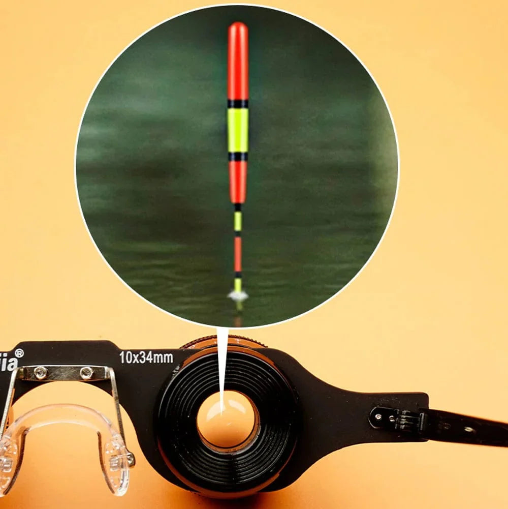 Shimmer Night Vision Binoculars Glasses Hands-Free 10X Starlight Optics Night Fishing BAK4 Anti-Glare